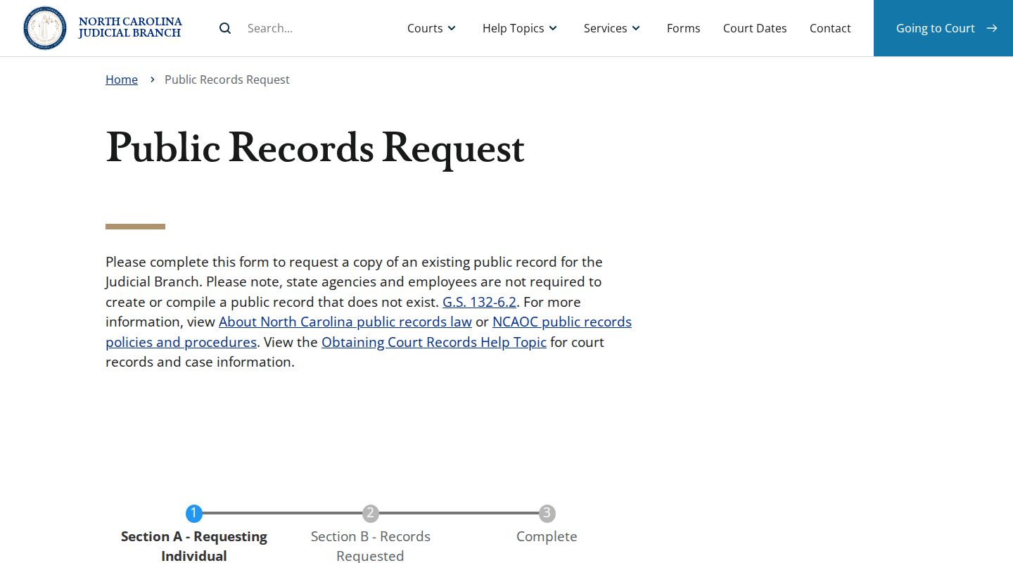 Mint Hill residents directory North Carolina court records request